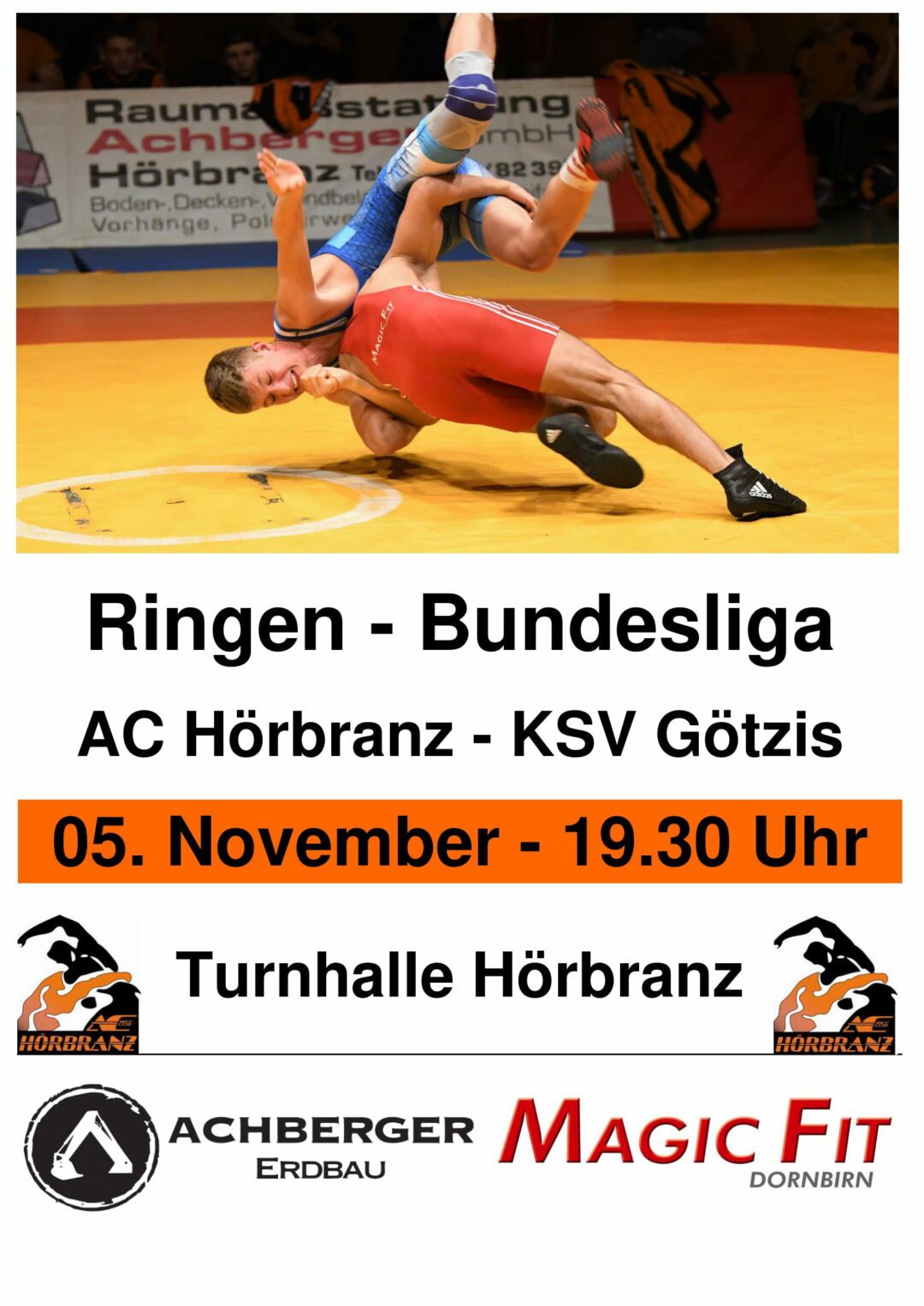 Ringer Bundesliga am 05.11. in Hörbranz