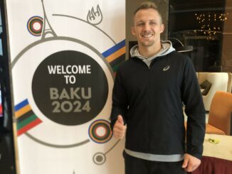 Lukas Staudacher beim Olympiaqualifikationsturnier in Baku